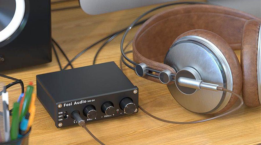 Fosi Audio Q4 DAC &amp; Headphone Amp Perfect Combination - Fosi Audio