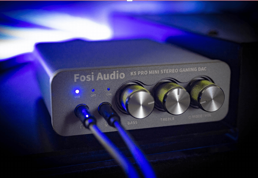 Fosi Audio K5 PRO MINI STEREO GAMING DAC - Fosi Audio