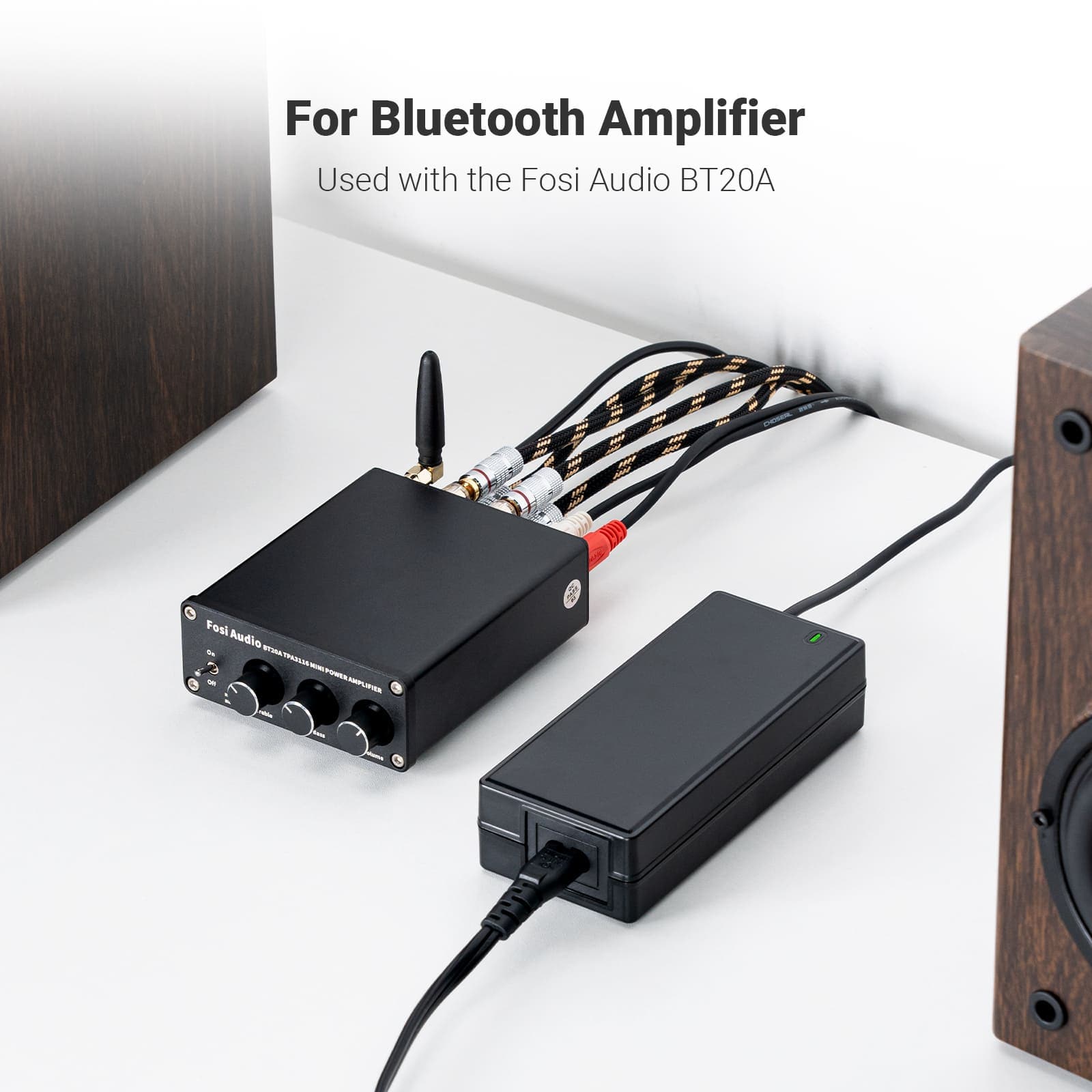 Fosi Audio 24V 4.5A 6A 8A Power supply for TDA7498E TPA3116 TAS5613 Amplifier