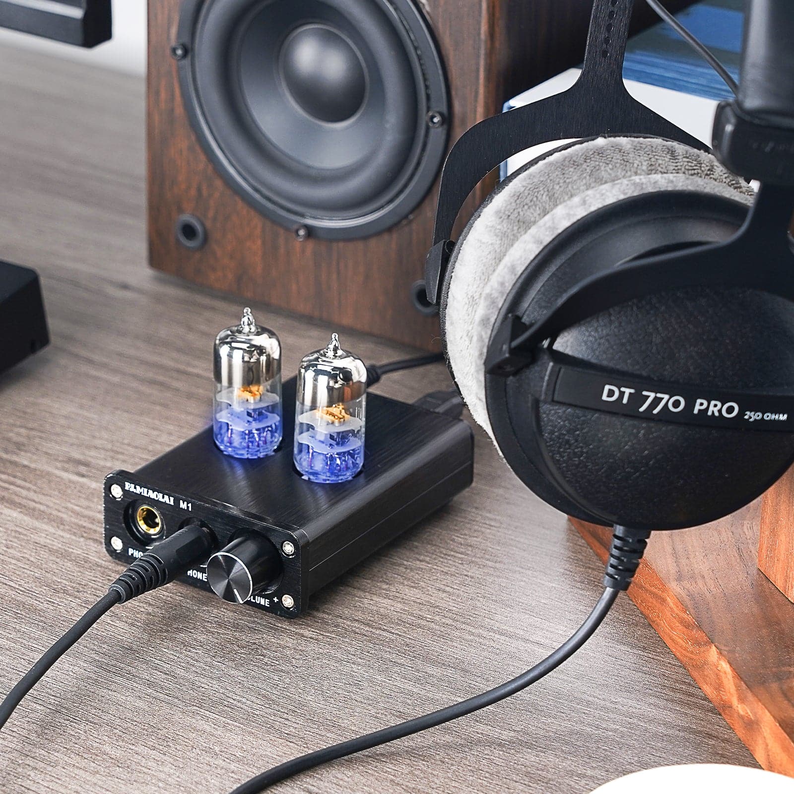 Fosi Audio M1 Tube Headphone Amplifier Vacuum Tube preamplifier for headphone earphone
