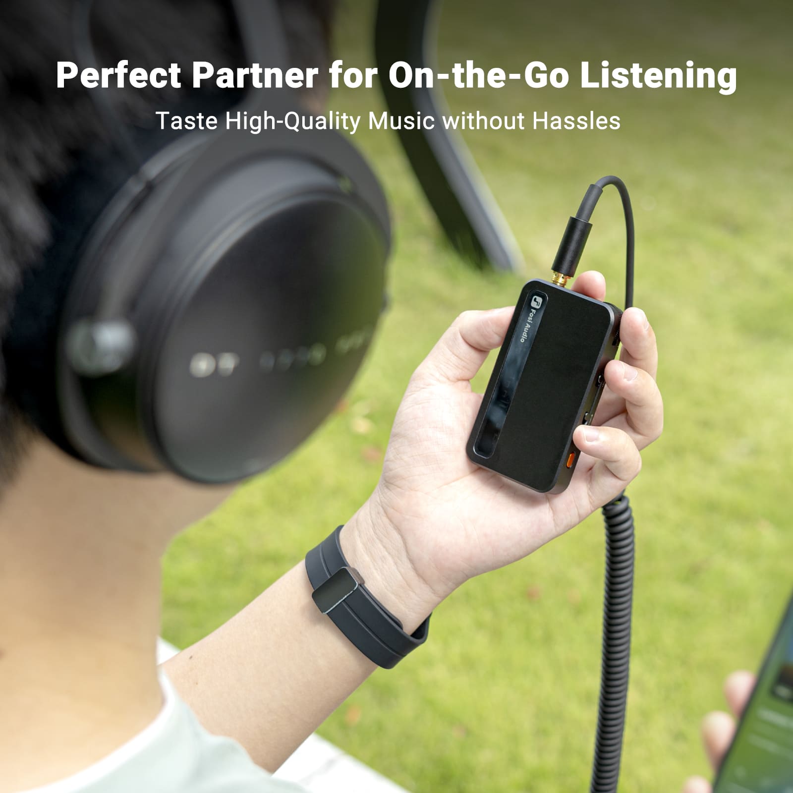 Fosi Audio N3 Portable Bluetooth Headphone Amplifier Receiver - Fosi Audio