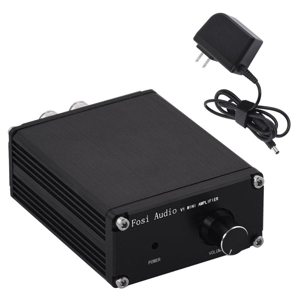 Fosi Audio V1 2 CH Stereo Audio Hi-Fi Amplifier for Home Car Speakers with Power Supply TPA3116 50Watt